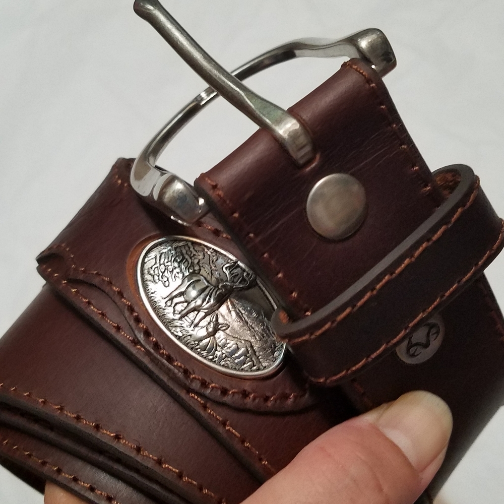 Realtree leather belt